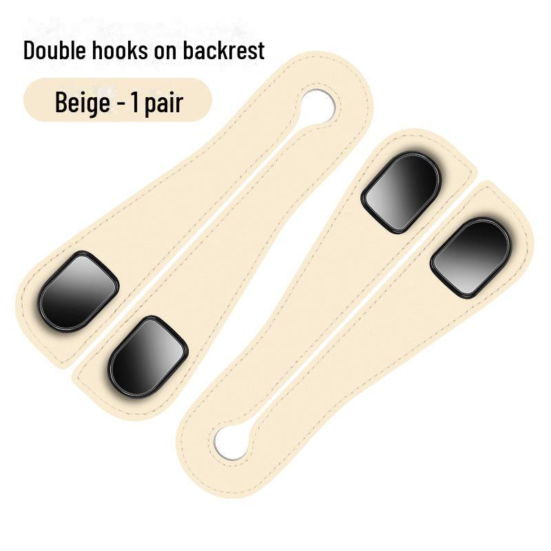 Wildleder Multifunktionaler Autositz Rücken Haken & Handyhalter