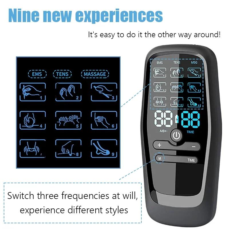 Ems Electric Muscle Stimulator USB Physiotherapy Tens Unit Machines Pulse Impulse Massage Slimming Machine Electro Stimulator