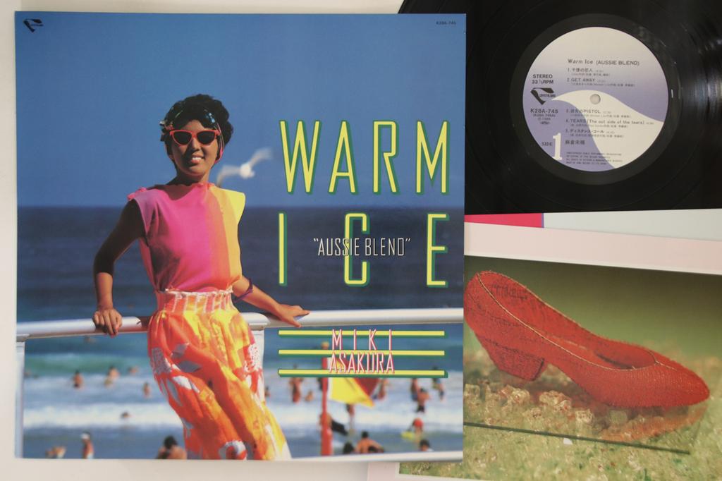 LP Record MIKI ASAKURA - Warm Ice Aussie Blend K28A745 CRYSTAL BIRD 1986 Japan Japanese Pop/Rock Used