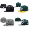 Oakland Athletics Flat Brim Embroidered Baseball Cap
