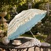 Long-Handle Sun Umbrella Elegant Automatic Open Sunshade Waterproof