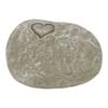 Pet Memorial Garden Stone DIY Lettering Simulation Pebbles Pet Grave Marker for Dogs Cats Love Stone Moss Color