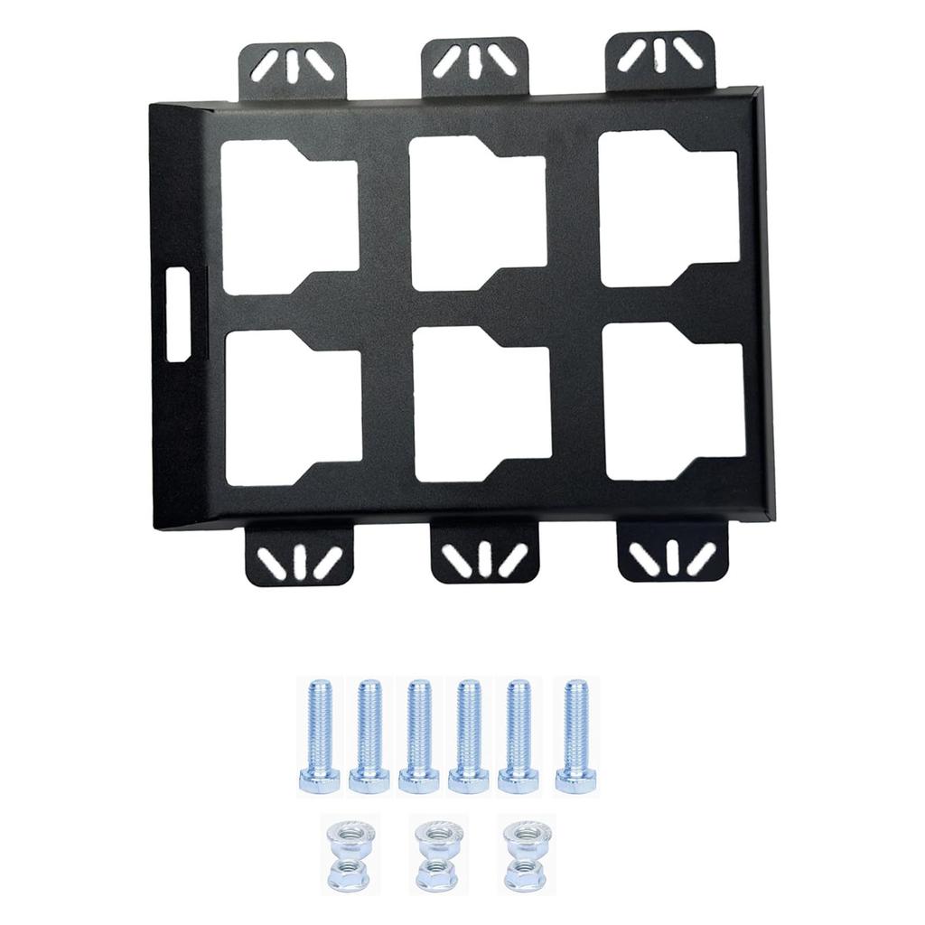 Upgrade Integral Mounting Plate for Packouts High-Strength Half Width Plate Power Tool Storage Mounting Plate
