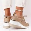Plus Size Summer '21 Thick Sole Mesh Wedge Sneakers