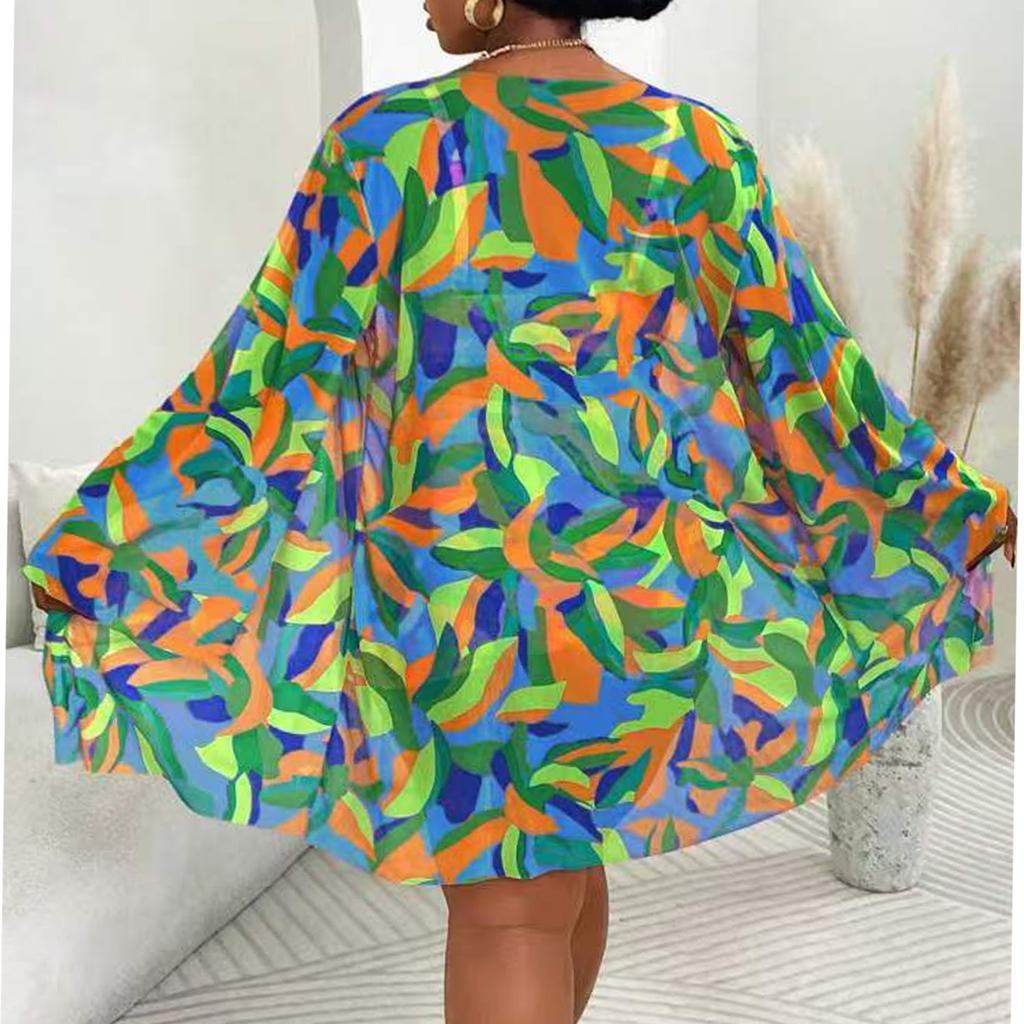 Women's Two-Piece Bikini Set Plus Size Split Swimsuit