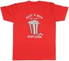 Just a Boy Unisexs TShirt Who Loves Popcorn Tee Gift