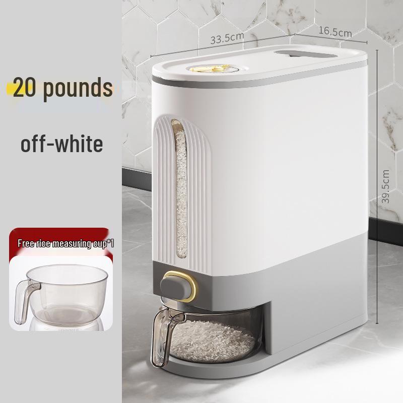 Sealed Insect & Moisture-Proof 20-Jin Rice Storage Jar