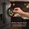 Soft Magnetic Office Whiteboard Items Retro Gothic Halloween Refrigerator Magnet, Distressed Oval Photo Frame Frige Magnets, Dark Reusable Festive
