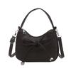 Retro bow handbag, armpit bag, women's winter new trendy messenger bag, textured shoulder bag