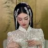 Crystal Ethnic Style Hair Clip Elegant Tassel Side Clip Chinese Style Tassel Hairpin  Bride