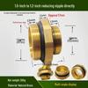 Copper Union with Inner/Outer Threads, Double Inner Thread Water Heater Connector Tee/Elbow Nipple, 46mm & 1" Thread, Different Diameters.