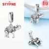 New Silver 925 Elephant Pendants Bracelet Charms for Women Jewelry Party Beads DIY Fine Jewelry Gifts Accessories