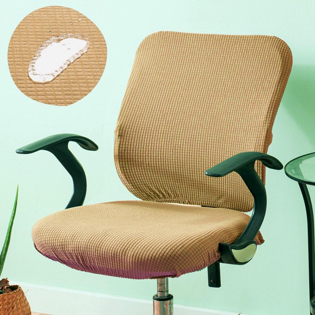 Stretch Computer Chair Cover Slipcover Rotate Chair Seat Cover for Rotating Chair