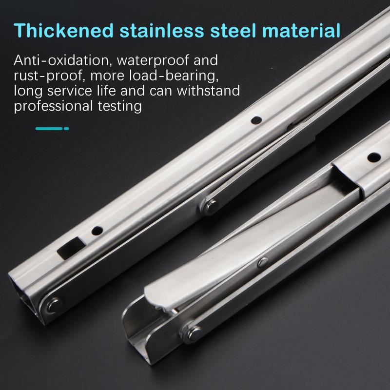 Wohnmobil Silber Finish Verdickt Edelstahl Mini Klapptisch Auto Zubehör Campervan Klapp Halterung Tisch Regal