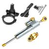 For QJMOTOR RRQ600 Motorcycle Aluminum Steer Damper Mounting Bracket Kit RRQ600 2021 2022 Fiber Carbon Accessories