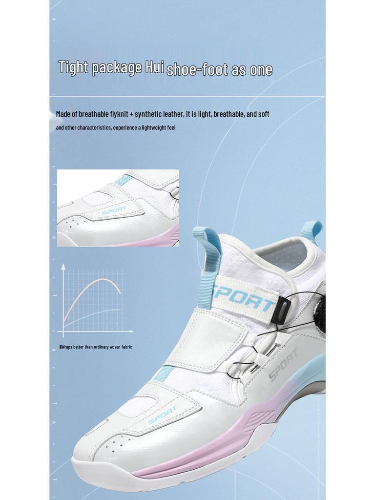 Crossing 2.0 Professional Badminton Shoes: Anti-slip, Shock-absorbing, Breathable Training Shoes for Men & Women