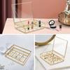 Geometric Glass Jewelry Box Flower Pots