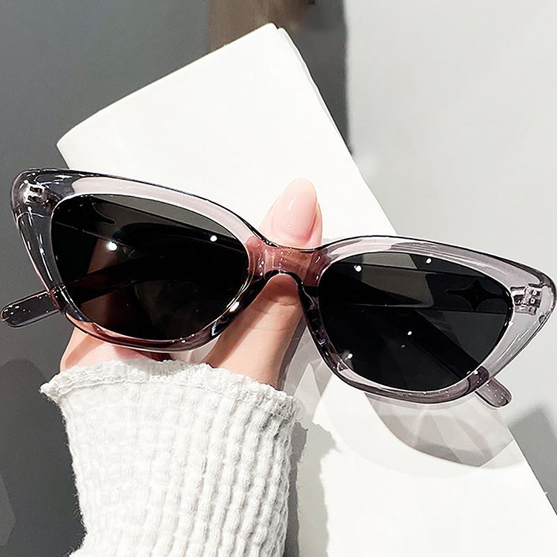 Retro Small Oval Frame Macaron Pattern Tendy Sunglasses Women Men Vintage