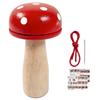 Wood Darning Mushroom Light Weight Portable Wooden Mending Mushroom Tool For Clothing Socks Repair Fabric Hole Patching