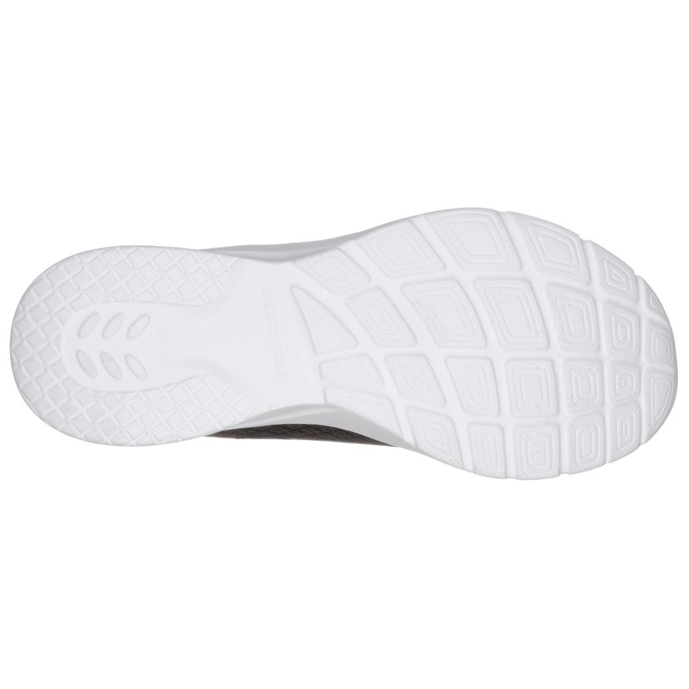Skechers Dynamight 2.0 Fabric Mesh Athletic Comfort Mid-Top Lifestyle Shoes Women Sneaker Black White 12963-BKW