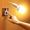 E27 Lampe Justerbart Lys Fleksibel Bend Mobil Test Led Light Socket Light Plug