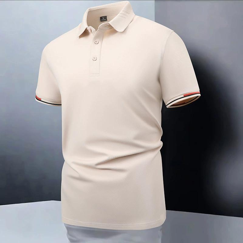 Summer Short Sleeved Polo Shirt Business Minimalist Sports Slimming Men's Casual Collar T-shirt Top