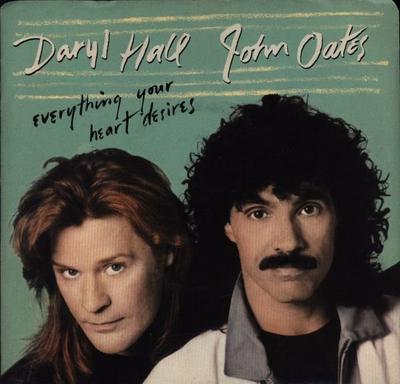 7-Zoll Schallplatte DARYL HALL & JOHN OATES - Everything Your Heart Desires AS19684 Arista 1988 Kanada Dance & Electronica Gebraucht