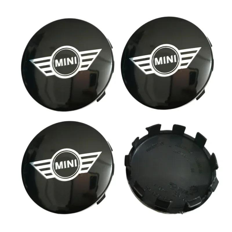 Car Styling for MINI Coopers JCW F54 F55 F56 F60 R53 R55 R56 R57 4pcs 56MM Auto Tire Cover Accessories Wheel Center Hub Caps