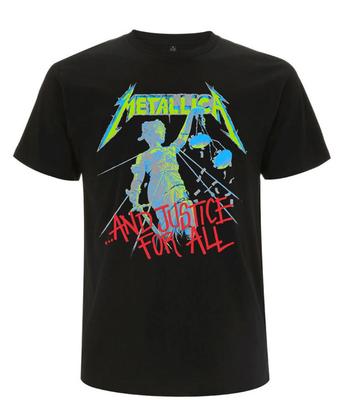 Metallica and Justice For All James Hetfield Official Tee T-Shirt Mens Unisex