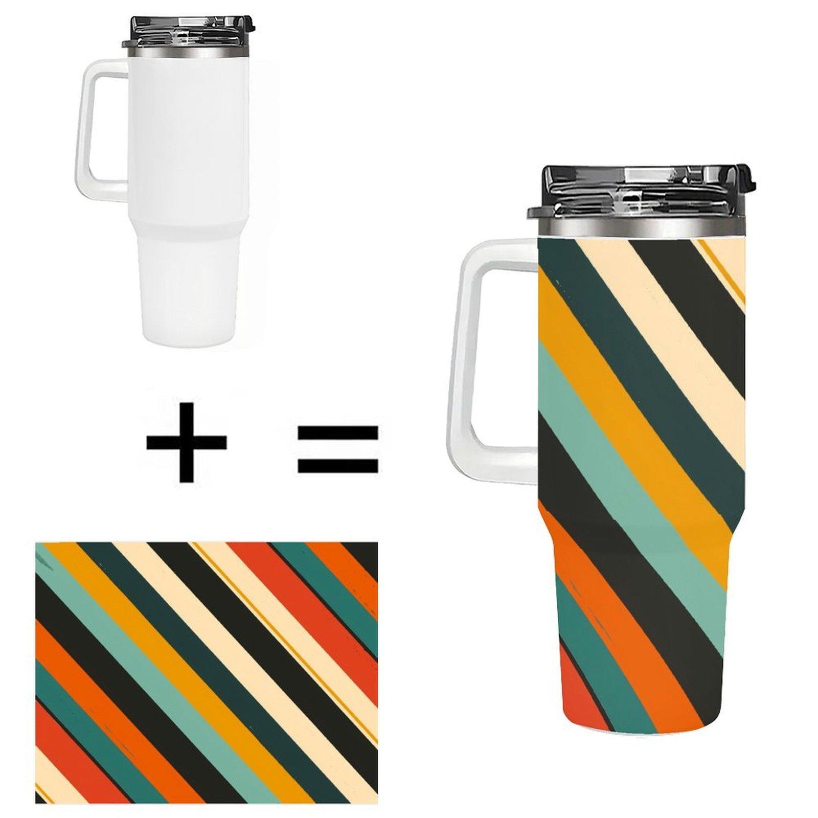 Drop Shipping 40oz Insulated Blank Sublimation Tumbler Stainless Steel Drinkware for Office Worker Daily Coffee Mug 40oz(1133.98g) белый