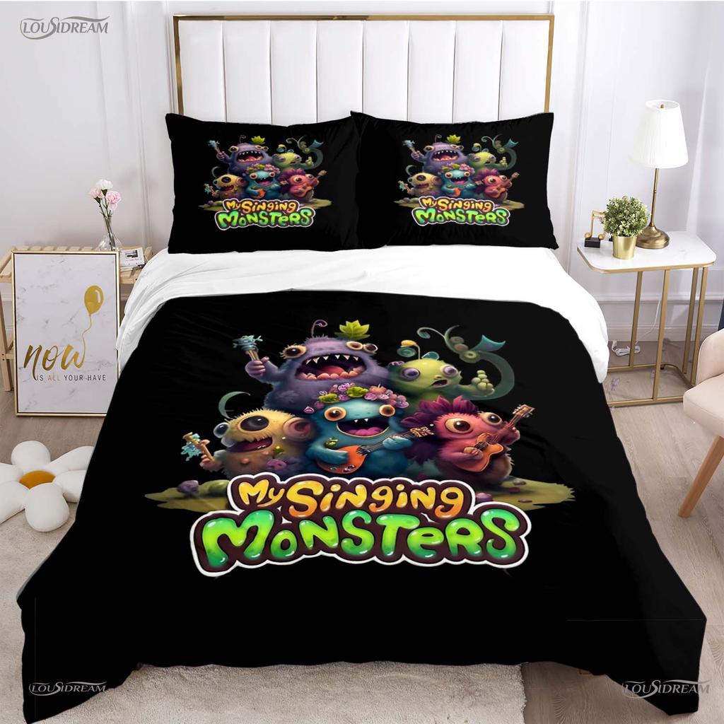Comforter Funny My Singing Monster All Season Comforter Bedding Sets Soft And S Single/Double/Queen/King