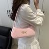 French Niche Design Single Shoulder Armpit Bag Women's 2025 New Trendy Niche Design Simple and Versatile Single Shoulder Baguette Bag