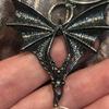 Devil Wings Necklace Couple Gothic Vintage Punk Hip Hop Style Metal Pendant Necklace