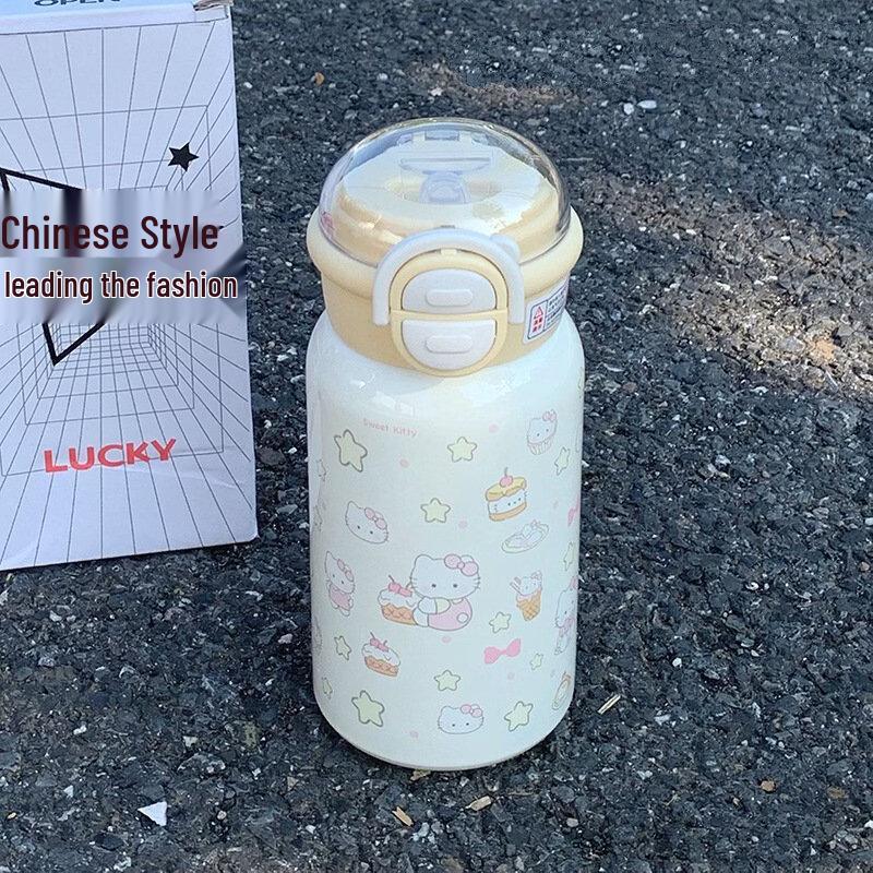 Shangqi Dual-Drink 316 Stainless Steel Insulated Star Cat Tumbler