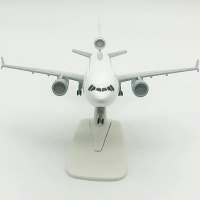 Display Airplane American World Airways MD-11 Aviation Model Aircraft 20cm 1/400 Scale MD11 Alloy Plane With Stand Decorative
