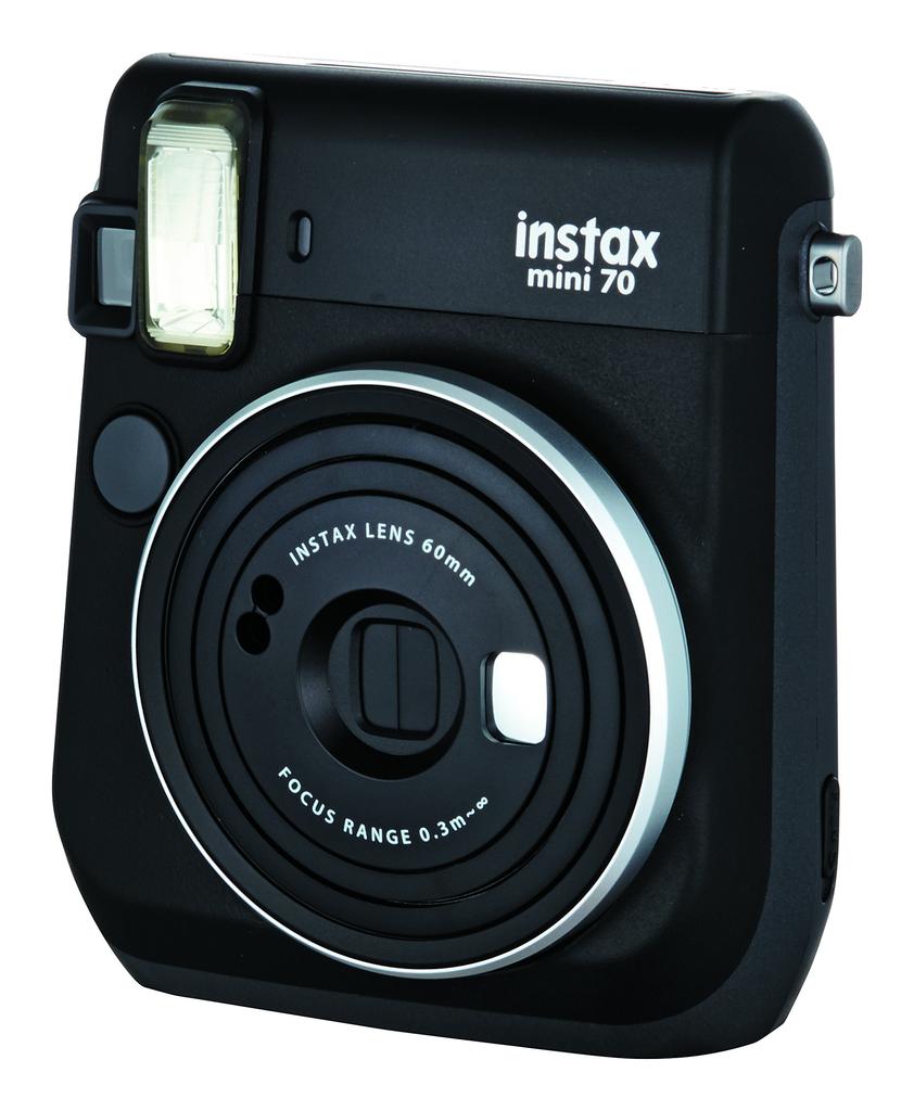 FUJIFILM Instax mini 70 Instant Black MINI 70 Camera, (INS BLACK)