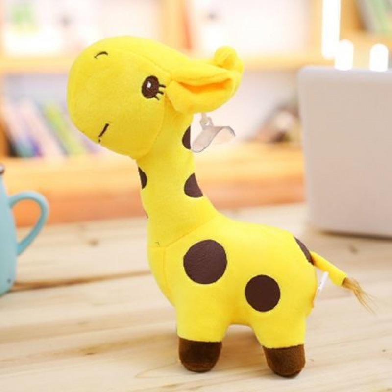 Giraffe Plush Doll Cartoon Soft Deer Pendant Toy Doll Color Birthday Christmas Gift for Kids