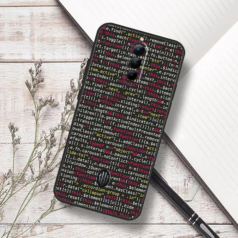 

The Code design programmer Case For ZTE Nubia Red Magic 11 10 9 8 8S 9S 10S Pro Plus 6 7 6S 7S Pro 5G 6R 10 Air Funda Red Magic 10 Pro