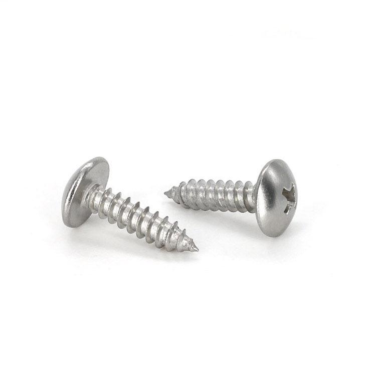 Stainless Steel JISB1122T Large Flat Pan Head Phillips Self-Tapping Screws (ST2.9/3.5/3.9)