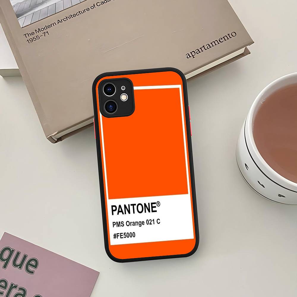 

Pantone Candy Color For IPhone 11 12 13 14 15 16 Pro Max Plus Matte Translucent Phone Cover iphone 15