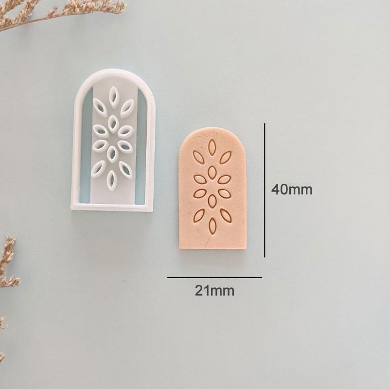 Geometry Polymer Clay Shape Cutter  Irregular Round Oval Earring Cutters Earring Mould Clay Supplies Handmade DIY Jewellery