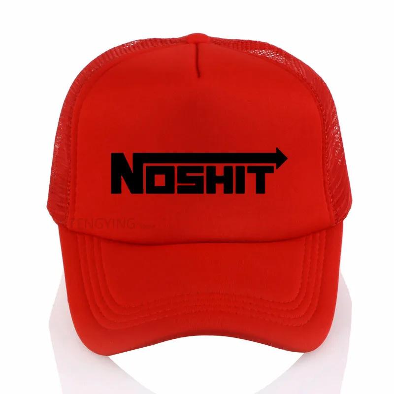 NOShit Смешная бейсболка Повседневная сетчатая кепка-тракер Модная летняя спортивная кепка от солнца унисекс Регулируемая кепка Snapback