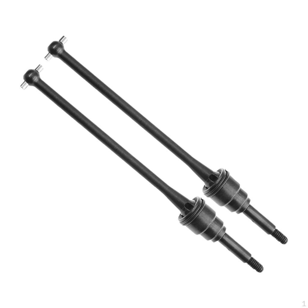 2 Pieces CVD Axles Replacement Steel Upgrade for 1/10 4WD RC Short Course Truck Spare Parts