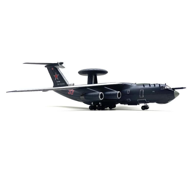 1/200 Scale Soviet A-50U AWACS Aircraft Model Diecast Metal Military Plane Finished Decorative Ornament Collect Gift