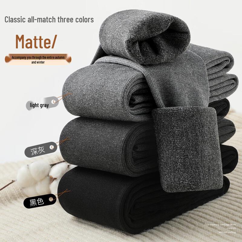 LANGSHA Women's 340g Thermal Plush Lined Leggings