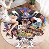 One Piece Round Area Rug Carpet Rug For Living Room Bedroom Sofa Playroom Decor Nonslip Floor Mat