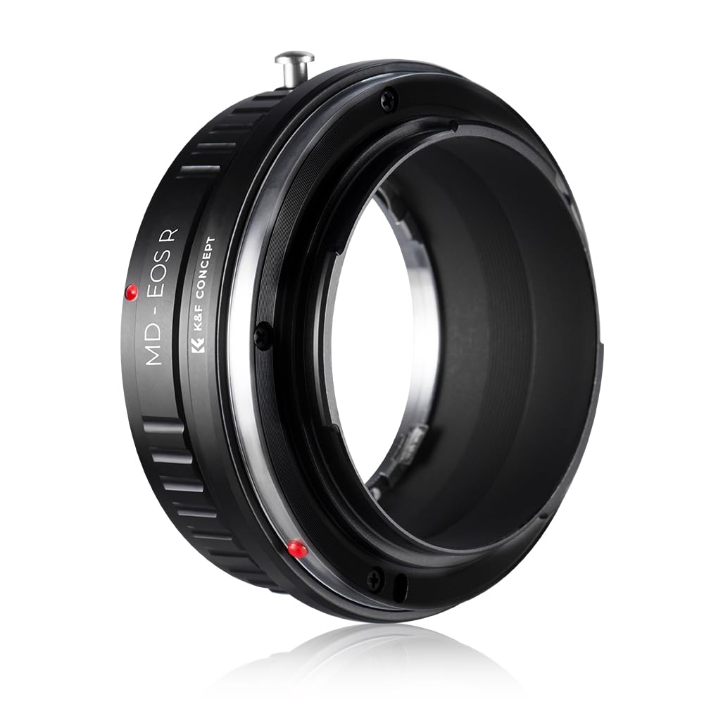 CONCEPT Mount Adapter for Minolta MD Mount Lenses To Canon EOS R RF Mount Converts Minolta MD MC Lenses To Infinity Direct from the K&F Cameras.