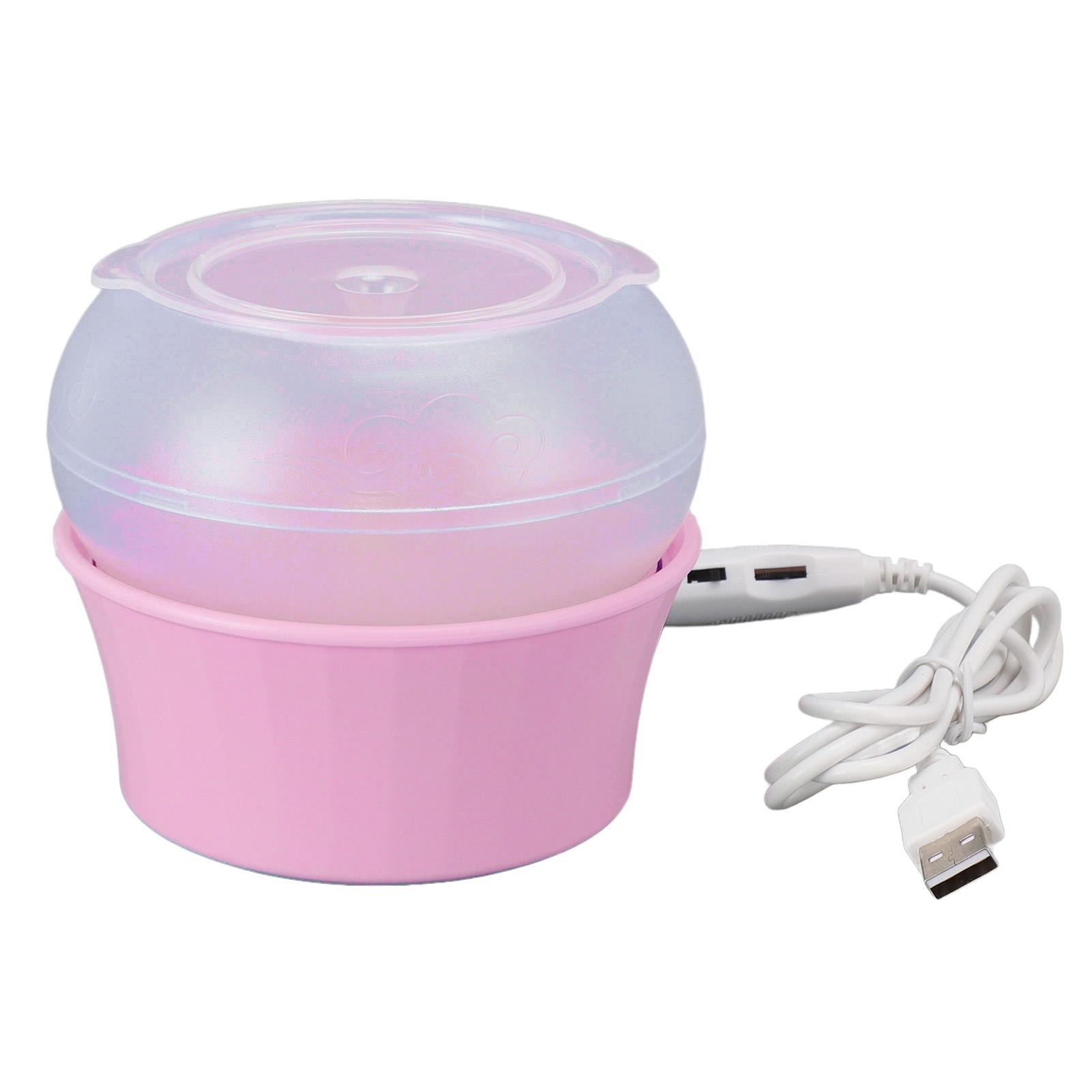 Электрический прядильщик бисера с бесступенчатой регулировкой скорости, эффективный USB прядильщик бисера для самостоятельного изготовления розовый