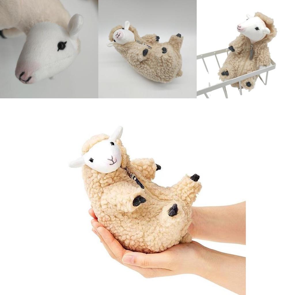 Cute Plush Sheep Doll 16cm Rokkosan Pasture Detachable Soft Simulation