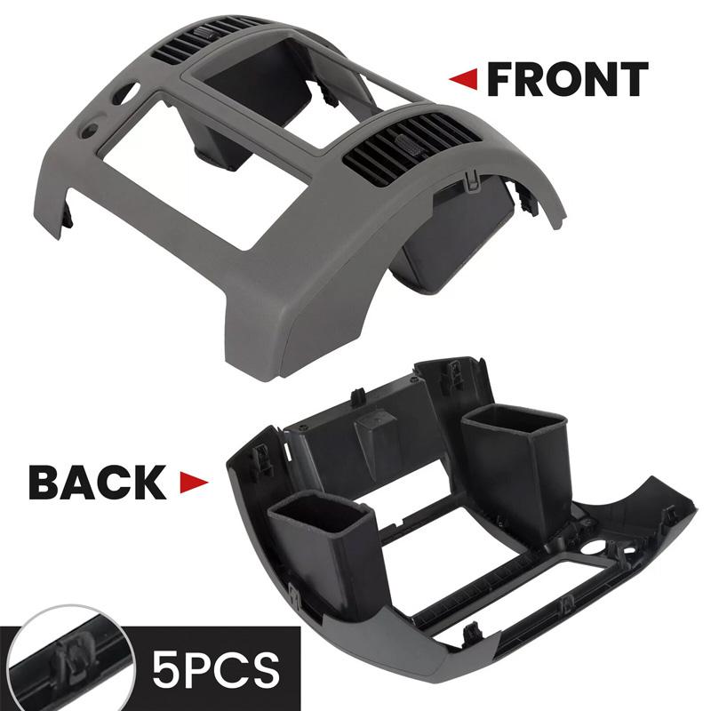 Center Dash Console Instrument Panel Cluster Lid Bezel Compatible with 2005-2020 For Nissan Frontier Replacement